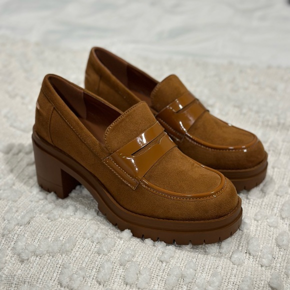 Brown Suede Loafers | Size 8 - Picture 1 of 4